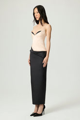 Draped Sweetheart Corset Dress